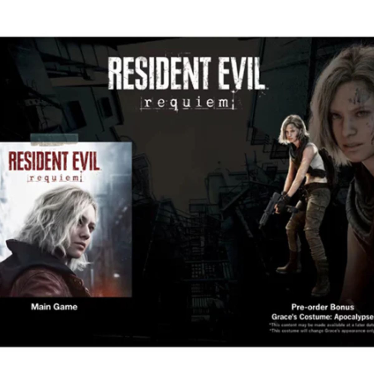 NINTENDO - Resident Evil Requiem - Nintendo Switch 2 (NS2) Physical Game Card