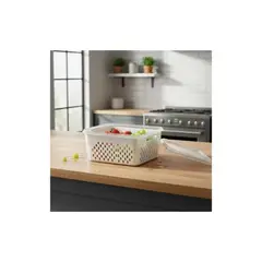 GENERICO - Contenedor Organizador Refrigerador Con Escurridor Y Tapa