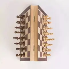 GENERICO - Tablero De Ajedrez Madera 40x40cm Magnético