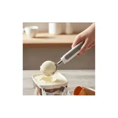GENERICO - Cuchara Para Helado De Acero Inoxidable Repostería 19.5cm