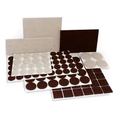 GENERICO - Set 133 Almohadilla Protectora Fieltro Sillas Mesas Muebles
