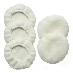 KUANGYE - Pack 5 Repuestos De Bonetes/pads/almohadilla Pulidora 24cm