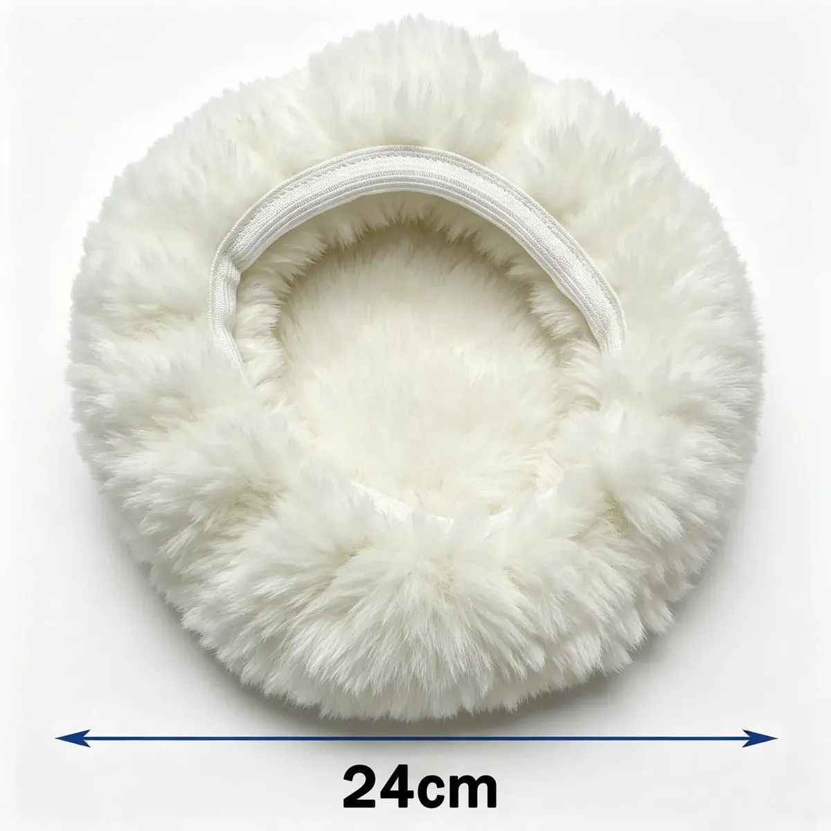 KUANGYE - Pack 5 Repuestos De Bonetes/pads/almohadilla Pulidora 24cm