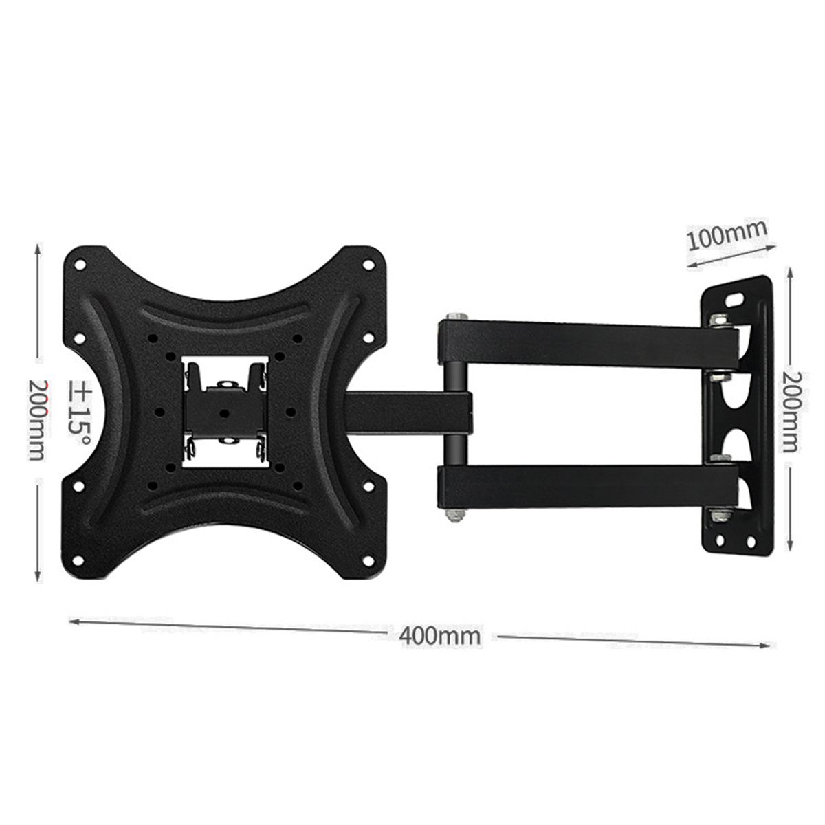 KUANGYE - Soporte Brazo Para Tv Pared Para Lcd Led Smart Tv 17- 42pulgadas