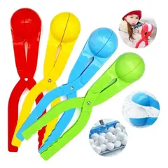 GENERICO - Pack 24 Pinzas Para Hacer Bolas De Nieve 35x10cm Colores Surtidos