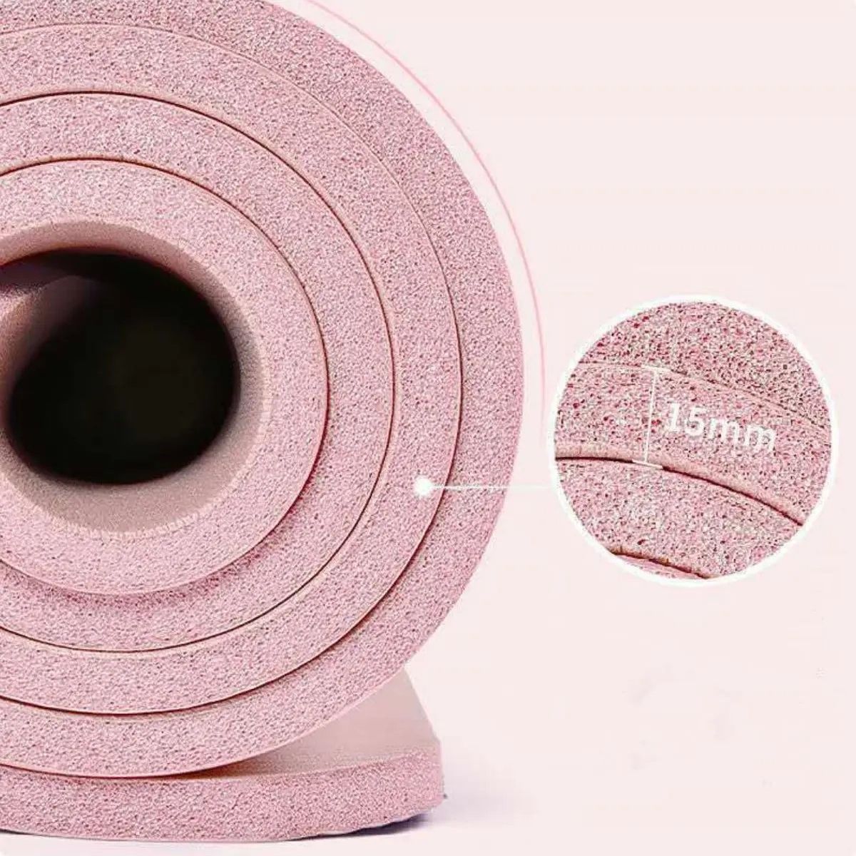 GENERICO - Yoga Colchoneta Deporte 15mm + Correa + Bolso Transporte Labg