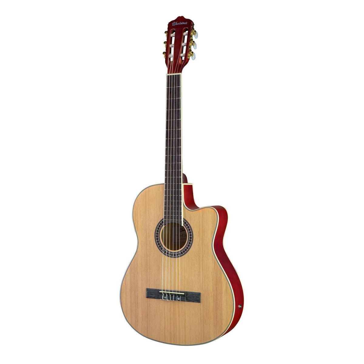 WOODSOUL - Guitarra Acústica Cuerdas Nylon Woodsoul S-P 39 SLIM EQ