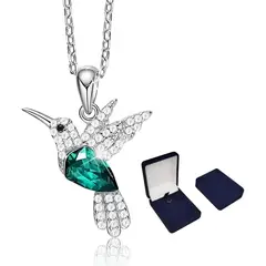 GENERICO - Collar diseño en Colibri con Cristales para Mujeres Joyas elegantes