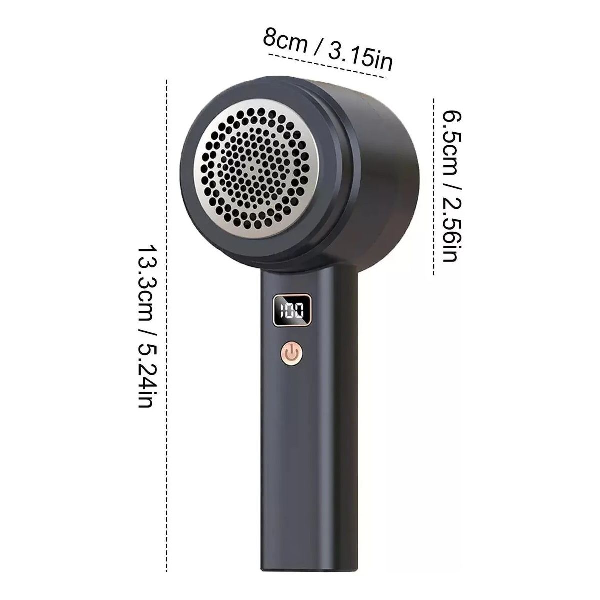 GENERICO - Quita Pelusa Recargable Pantalla Digital 20w Ropa Removedor Labg