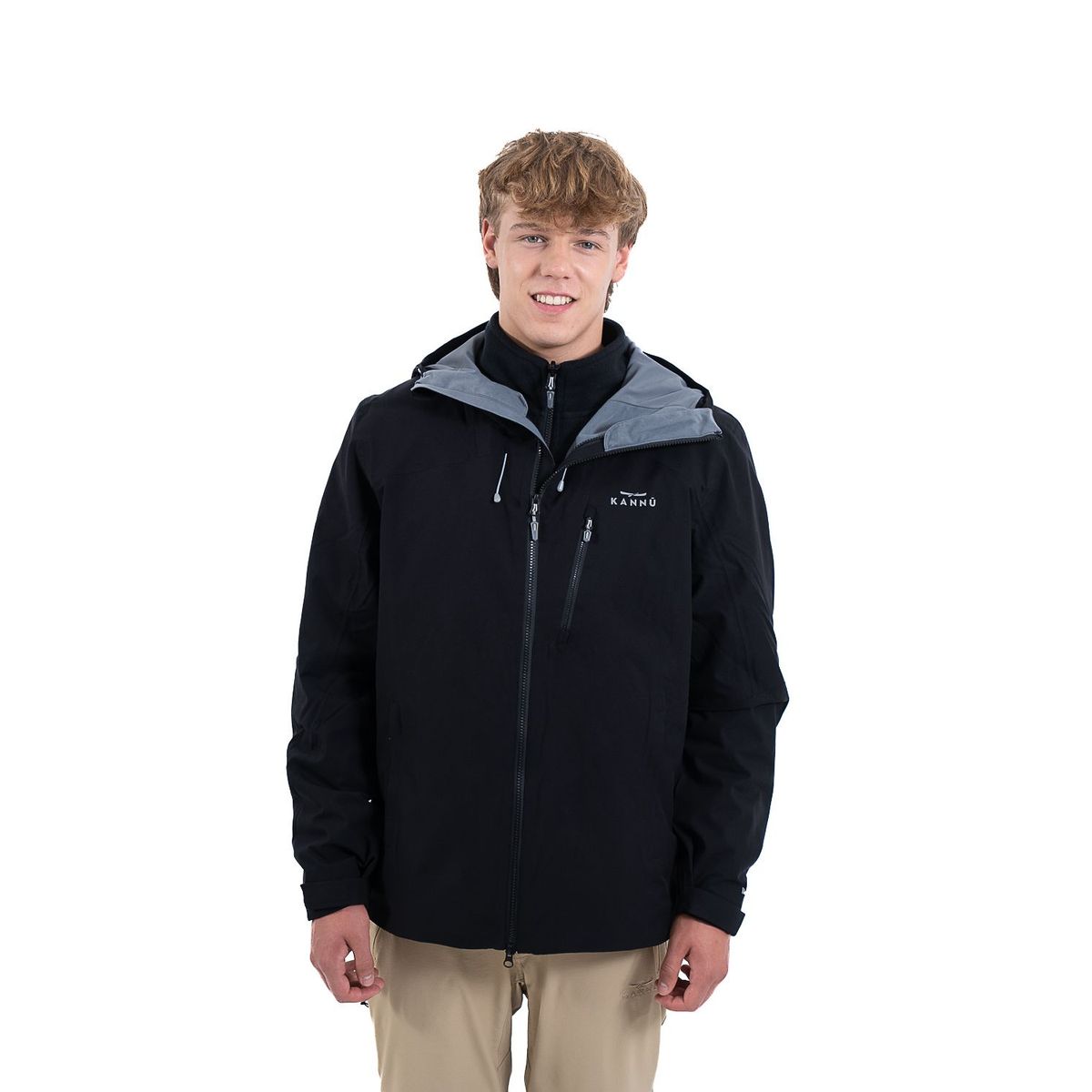 KANNU - Parka Impermeable 3 en 1 Hombre Serrano