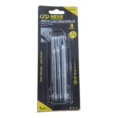 GENEVA - JGO LLAVE PUNTA ESTRELLA 8PCS NEVA T9T40