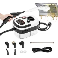 NOVYSTOR - Limpiador Vapor 2500W Alta Presión Cocina Baño Auto