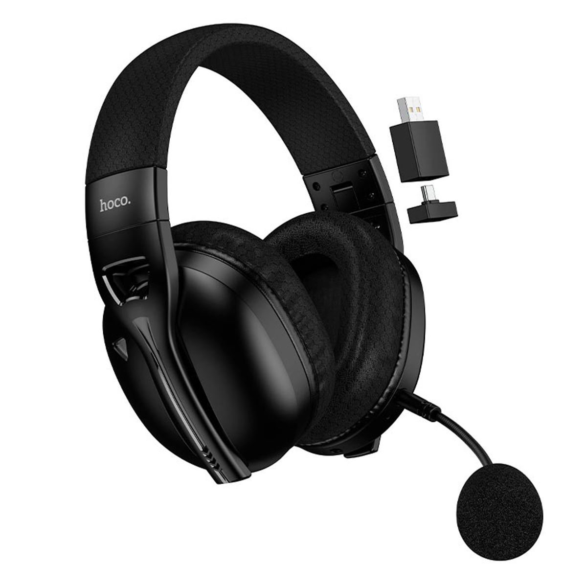 HOCO - AUDIFONOS GAMER INALAMBRICOS - HOCO - BLUETOOTH Y DONGLE