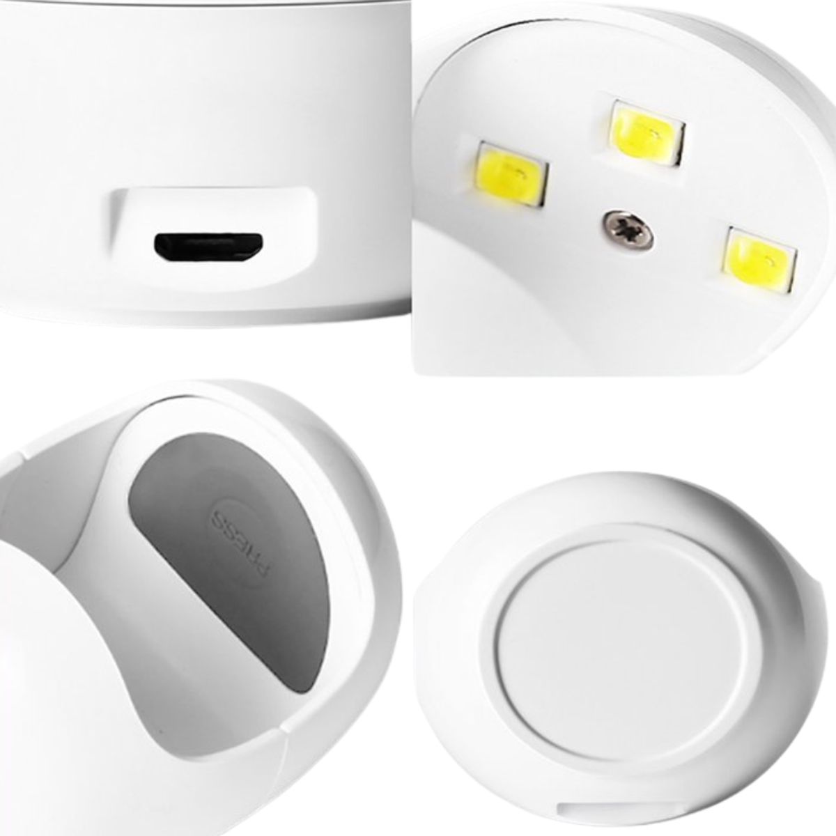 GENERICO - Miniq 3 Lampara Usb Pig Para Uñas 6w