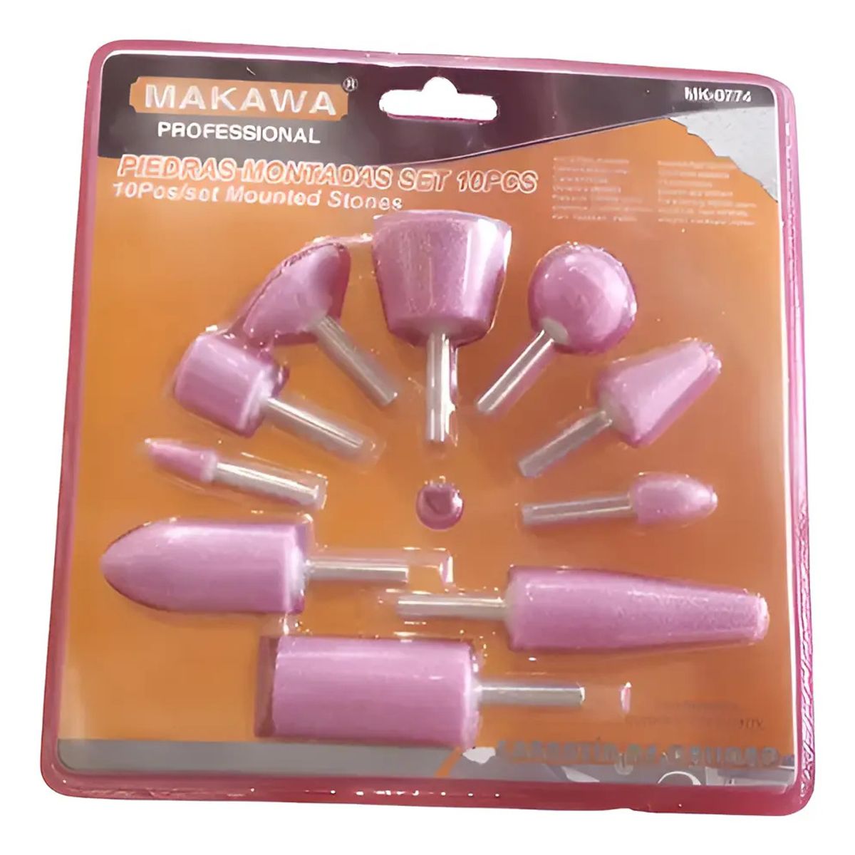 MAKAWA - JGO PIEDRAS MONTADAS RECTIFICADO X10PCS MAKAWA