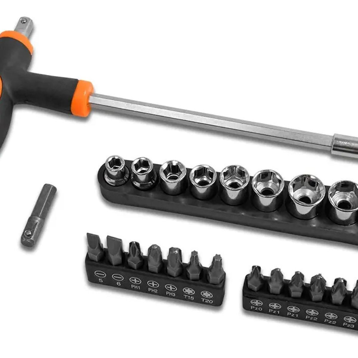 MAKAWA - JGO PUNTA DESTRONILLADOR TIPO T X 28PCS MAKAWA