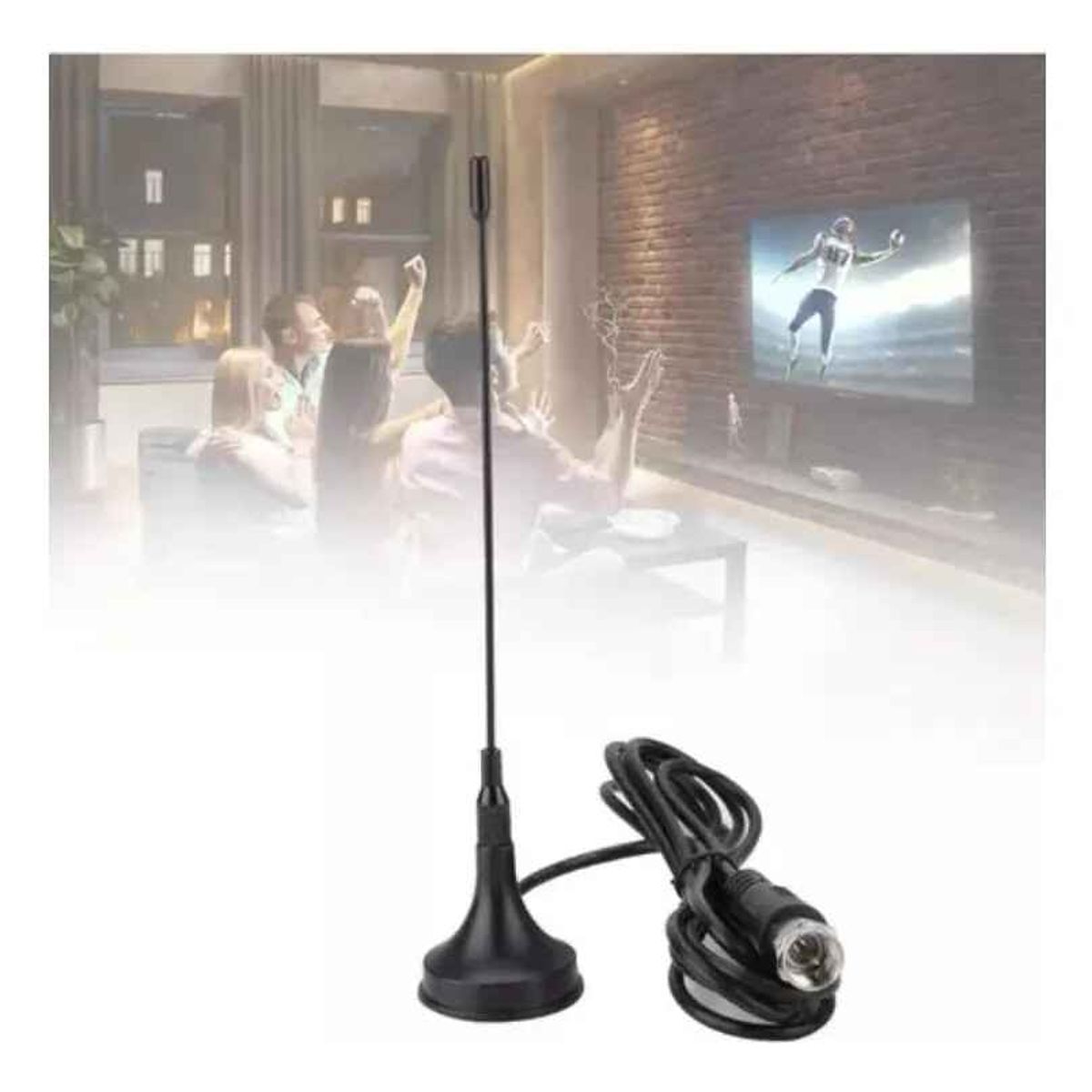 GENERICO - Antena Para Tv Digital Full Hd De Iman Interior futbol mundial
