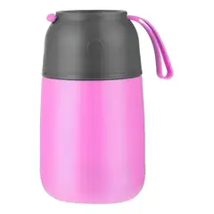 GENERICO - Termo de Comida Acero Inoxidable 650ml + Cuchara en Rosa