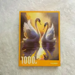 GENERICO - Rompecabezas De Cisnes Puzzle Terciopelo 1000 Piezas