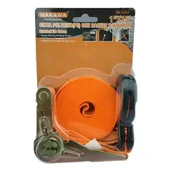MAKAWA - Eslinga Cinta Amarre Con Ratchet 1 Pulgada X 15 Ft