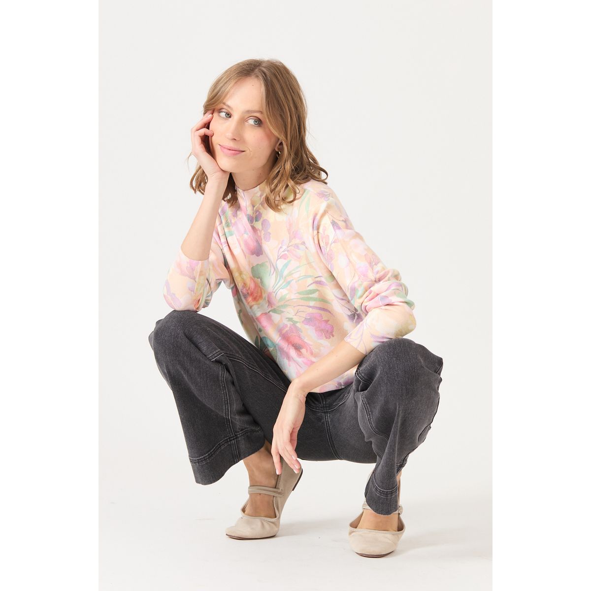 PRIVILEGE - Sweater Estamplado Multicolor Cod 5414186