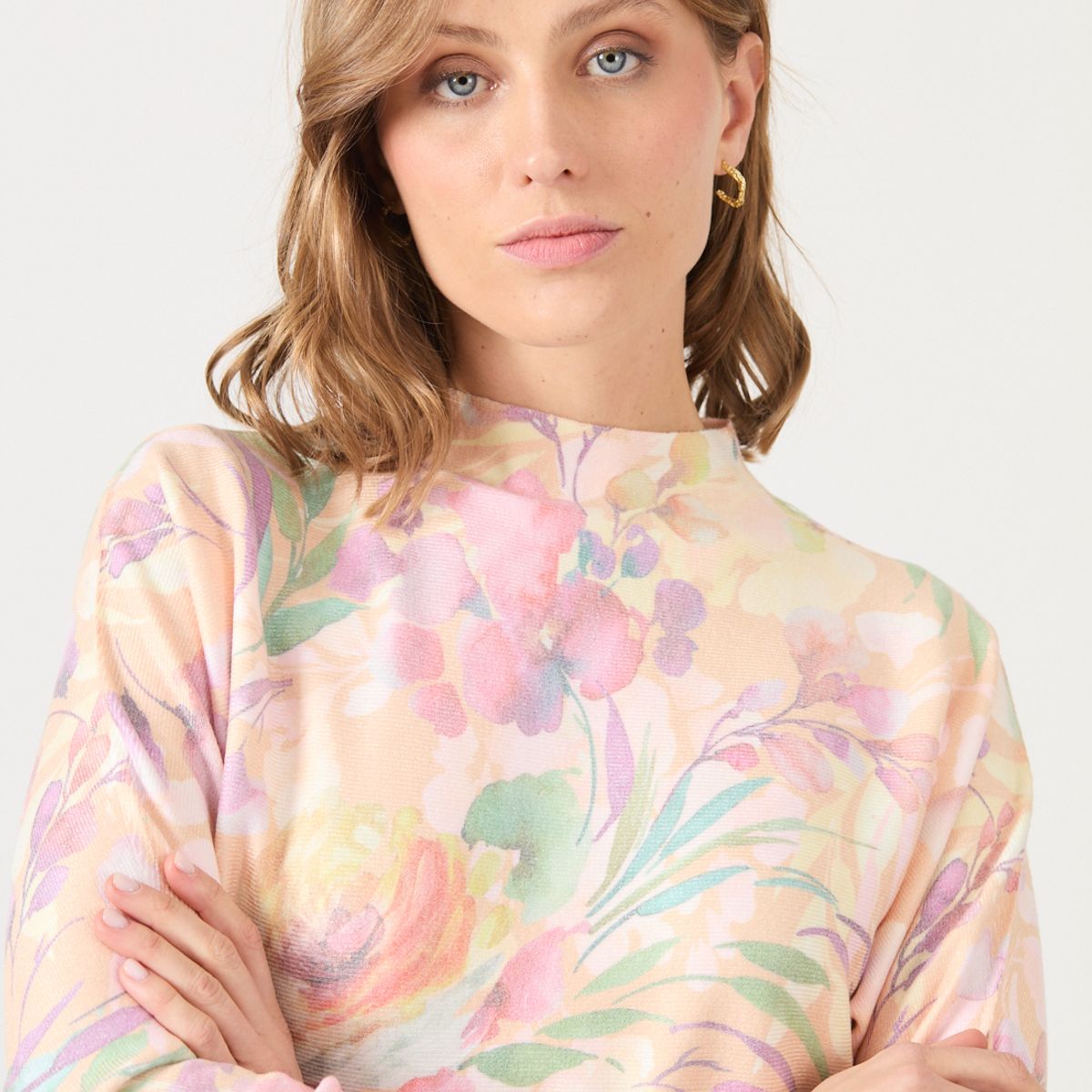 PRIVILEGE - Sweater Estamplado Multicolor Cod 5414186