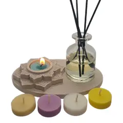 SCENTS CHILE - Set Difusor Mandala mas 50ml aceite aromatico Eucalipto