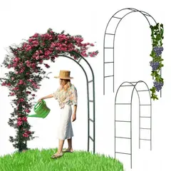 GENERICO - Arco Decorativo De Altura Ajustable Para Jardín 240x140m
