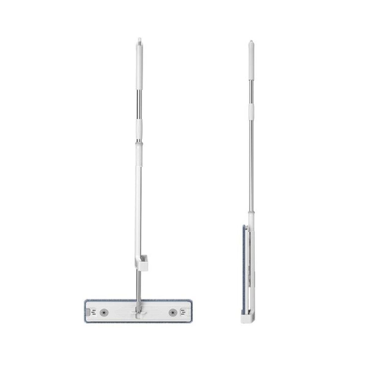 GENERICO - Limpiador de Pisos Industrial XL - Cabezal de 45.5 cm Mango de Acero Inoxidable 148.5cm - 1 Unidad