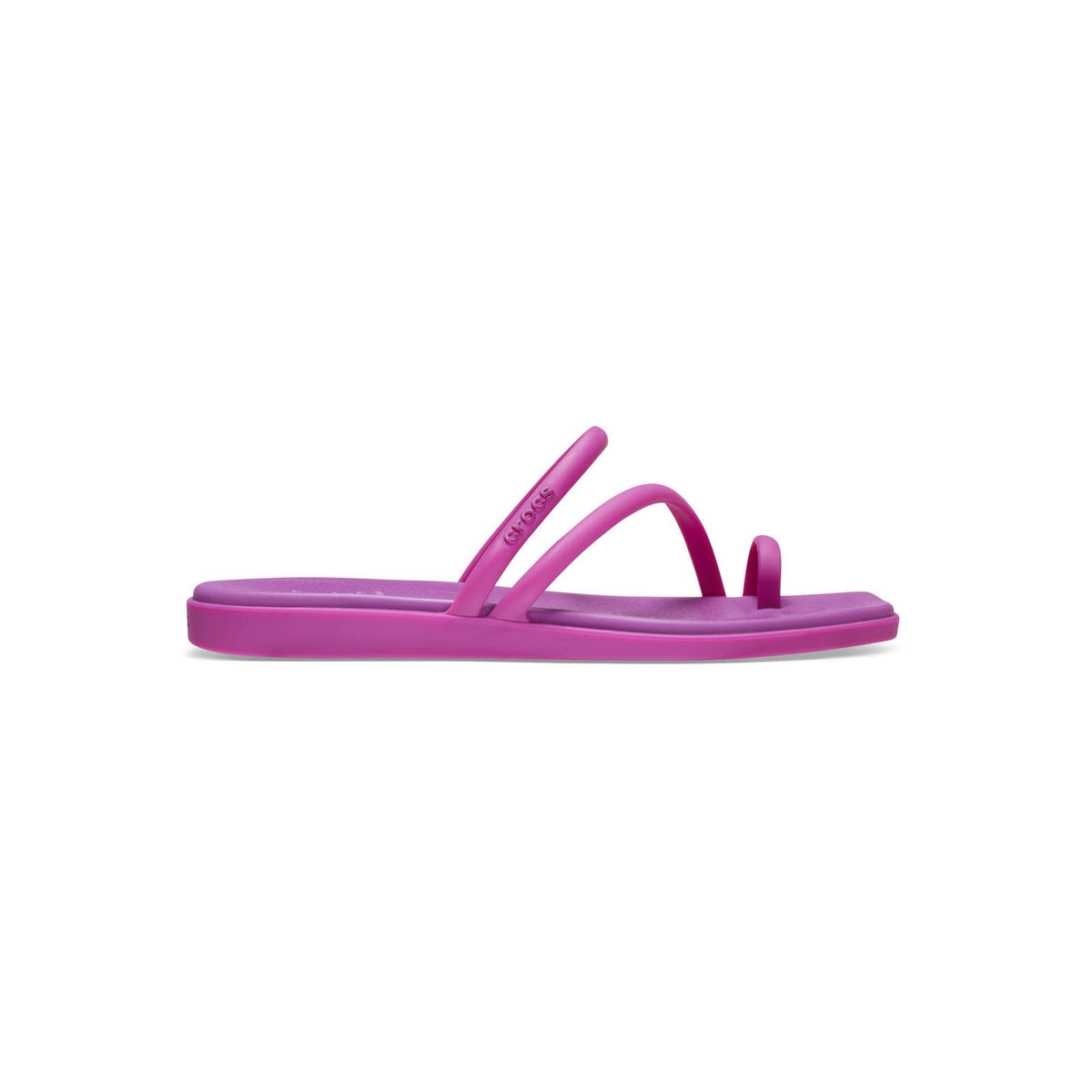 CROCS - Sandalia Mujer Miami Toe Loop Sandal Morado CROCS