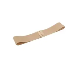 GEN - Cinturón delgado de mujer elasticado ancho 5cm Casual Hebilla Dorada