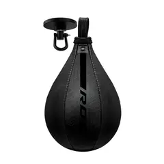 SDFIT - Pera de Velocidad Cuero RDX F6 KARA con Soporte Matte Black 2SBR-F6MB
