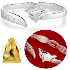 GENERICO - Pulsera Brazalete De Plata Zorro