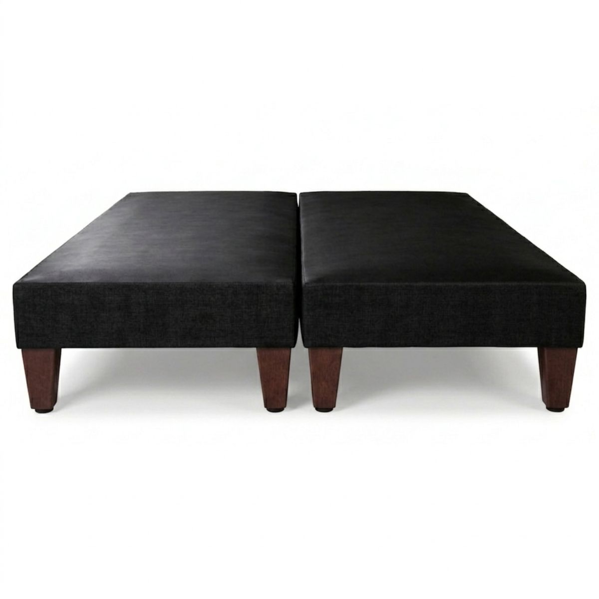 5 SUEÑO - Base De Cama Europea King Dividida 5° Sueño 180 X 200 Cm Lino Negro