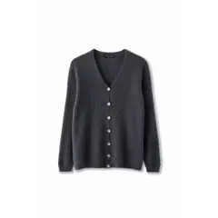 LA TIENDA DE CAROLINA - Chaleco de Mujer Camelia Baby Alpaca Gris