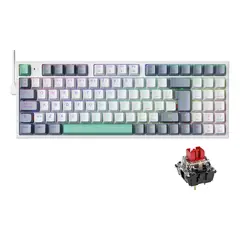 MACHENIKE - Teclado Mecánico K500-B94 con Hot-Swap, RGB y Cable USB-C Español