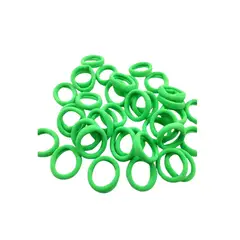 GENERICO - Set de 80 Mini Bandas o colets elásticas para el cabello suaves y sin costuras