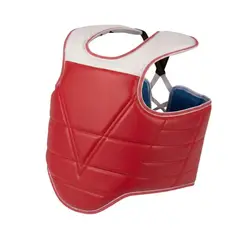 FOUR - Protector Pecho Taekwondo Reversible Karate Mma Boxeo - Rojo - XS