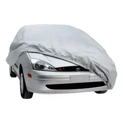 DBLUE - Funda Impermeable Para Auto Talla L Protección Solar Y Polvo Gris