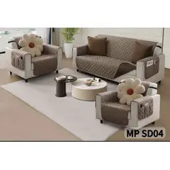 GENERICO - Cubre Sillon Reversible Impermeable 3+1+1