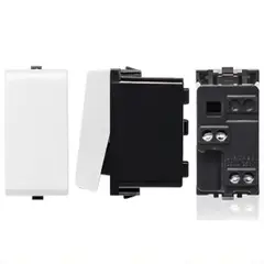SINTHESI - Módulo Interruptor 9-12 16A 250V S22 Blanco