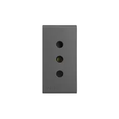 SINTHESI - Módulo Tomacorriente 10A 250V 2P+T S33 Grey Mate