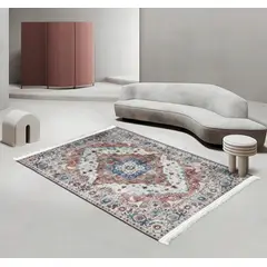 GENERICO - Alfombra Decorativa con Fleco 120x160cm