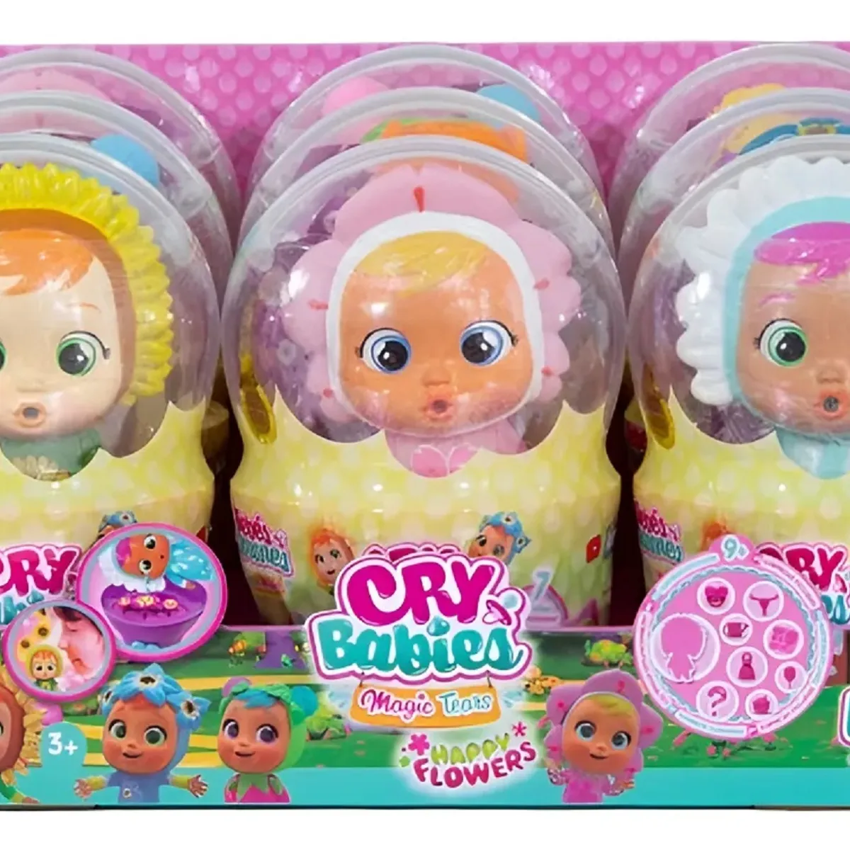 CRY BABIES - MUÑECA CRY BABIES MAGIC TEARS HAPPY FLOWERS  MODELO ALEATORIO