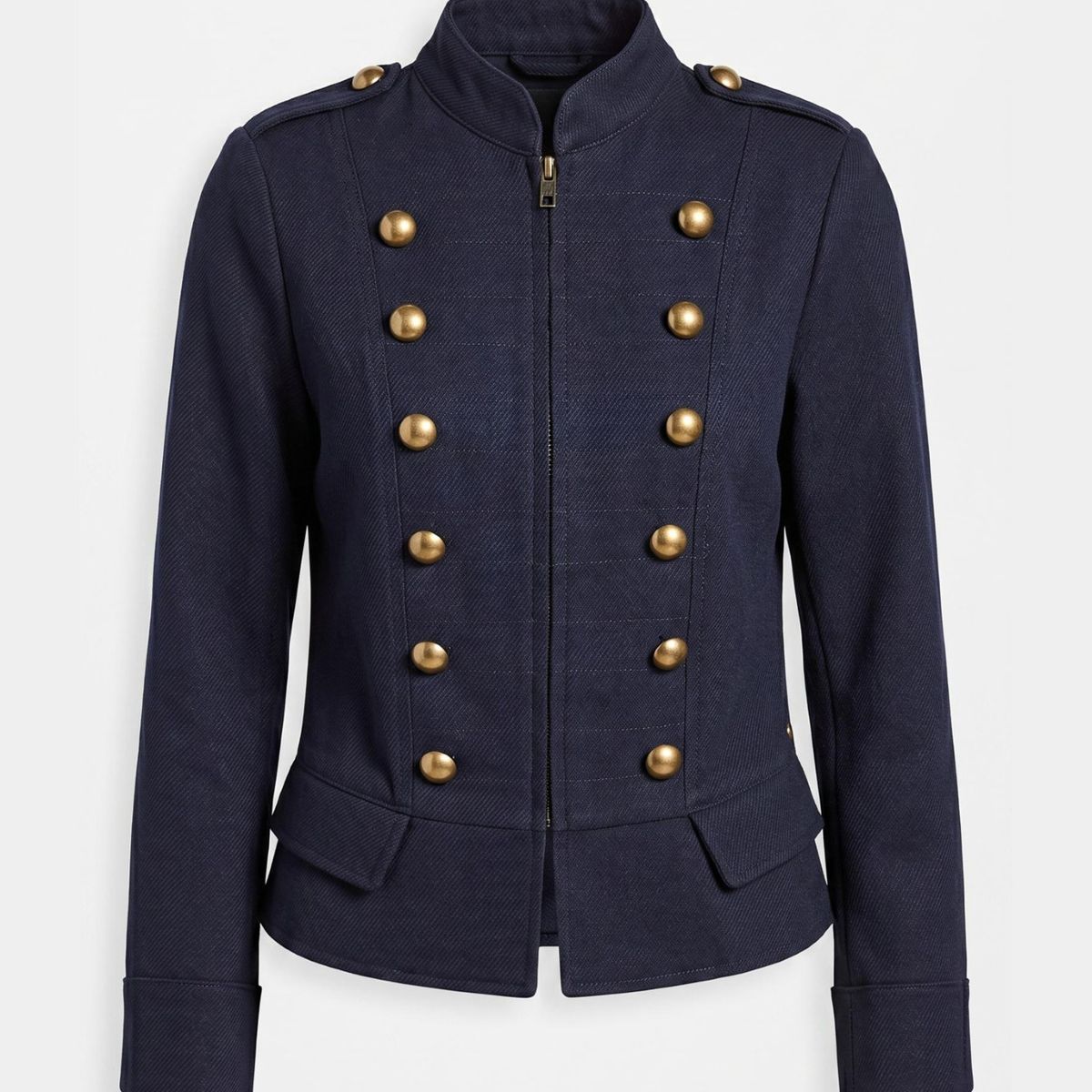 RAINDOOR - Chaqueta Napoleonica Azul Marino Mujer Raindoor