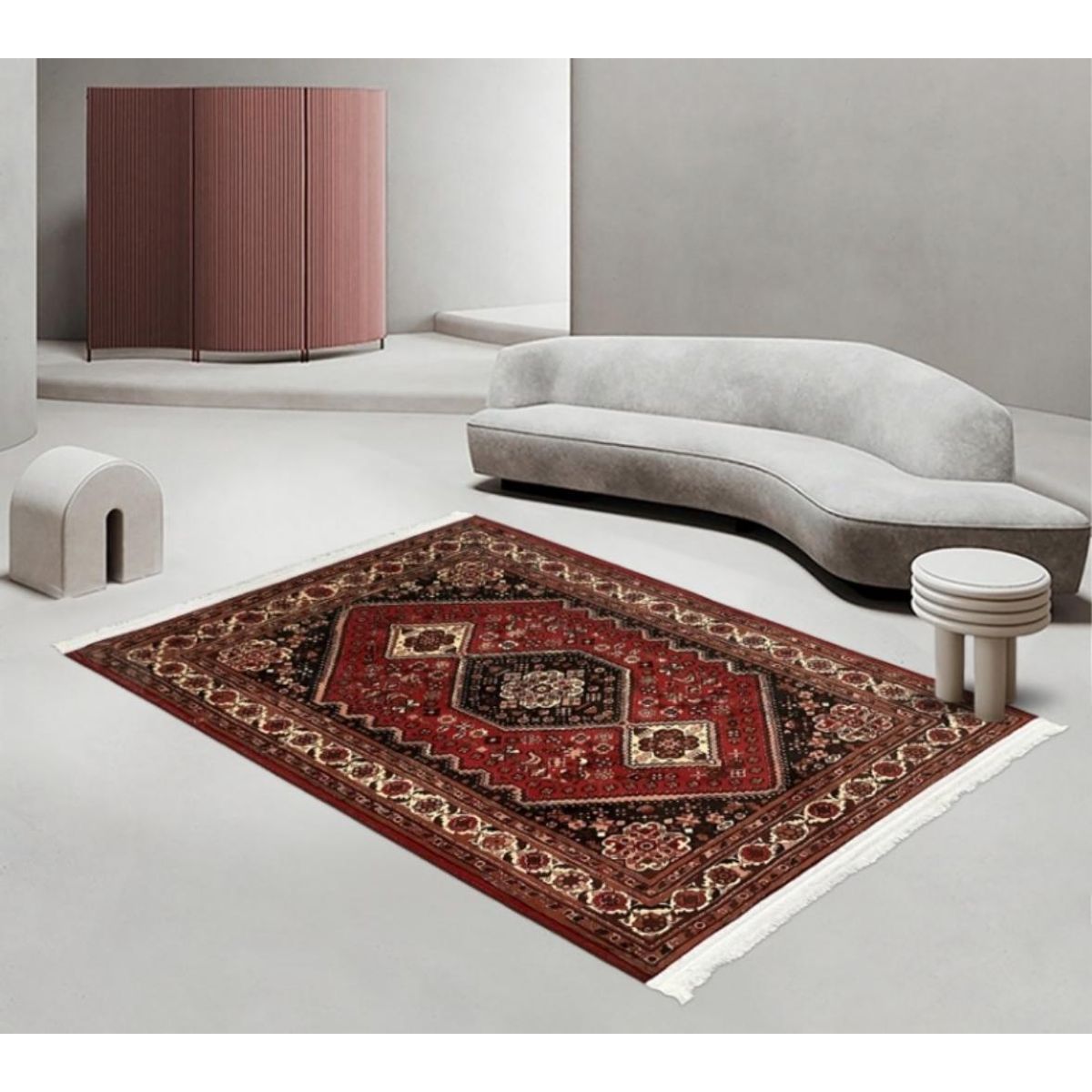 GENERICO - Alfombra Decorativa con Fleco 120x160cm