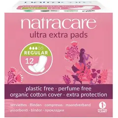 NATRACARE - Toalla Higiénica Ultra Extra Normal 12 Un Orgánica