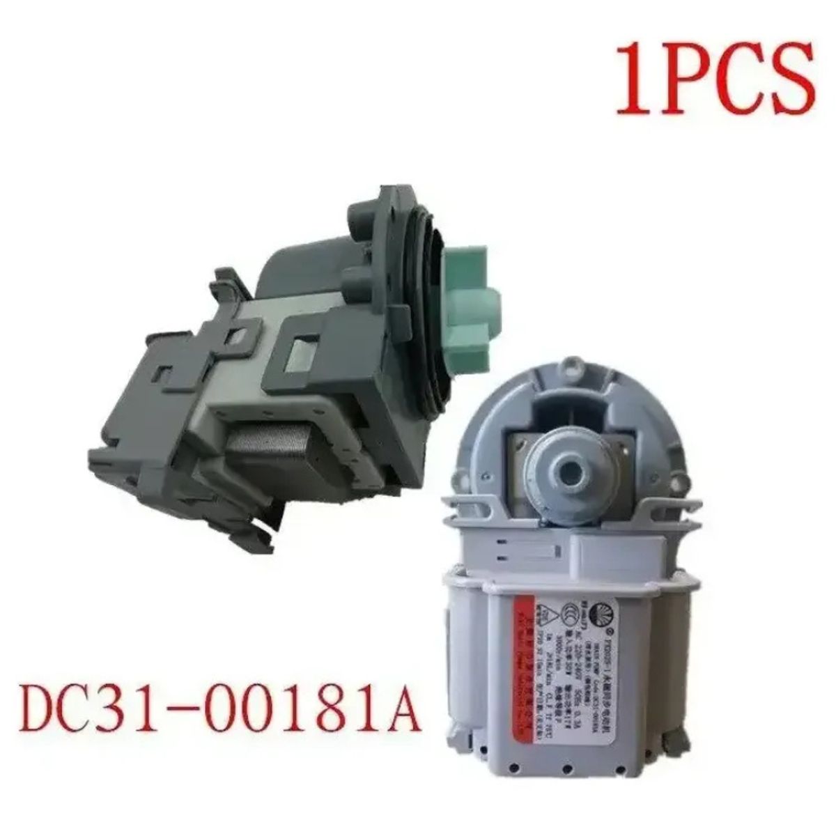 GENERICO - Bomba Para Lavadora 30w 50 Hz compatible con LG / Samsung Dc31-00181a