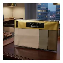 EKOL TACTICA MILITAR - Pack 3 Pañuelos Marrones Pilathus 100% Algodón Suave Premium