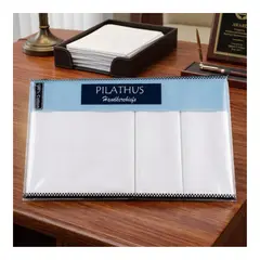 EKOL TACTICA MILITAR - Pack 3 Pañuelos Blancos Pilathus 100% Algodón Suave Premium